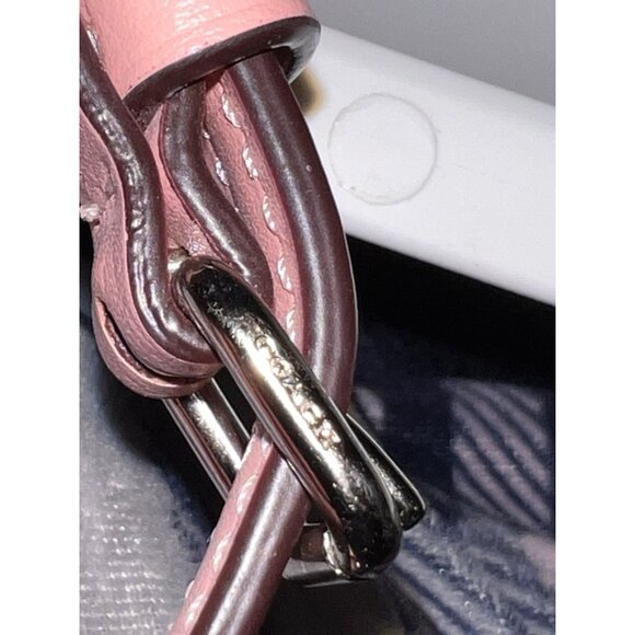 COACH Pink Leather Silver Hardware Adjustable Strap Replacement - Picture 5 of 10